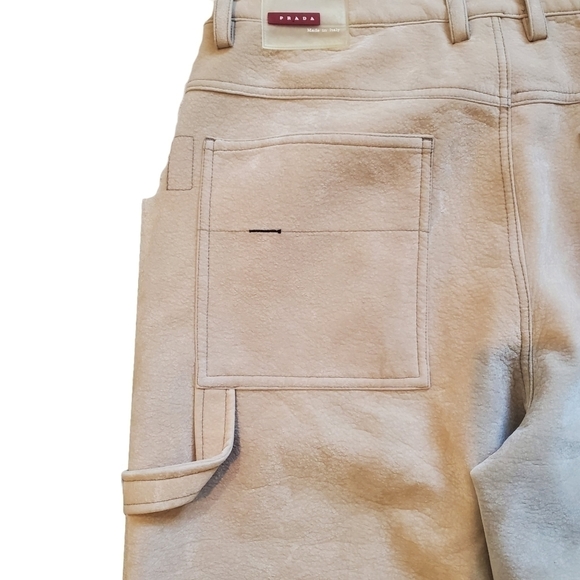 Mens Prada Made In Italy Red Tab Cargo Cotton Blend Pants NWOT - Picture 3 of 14